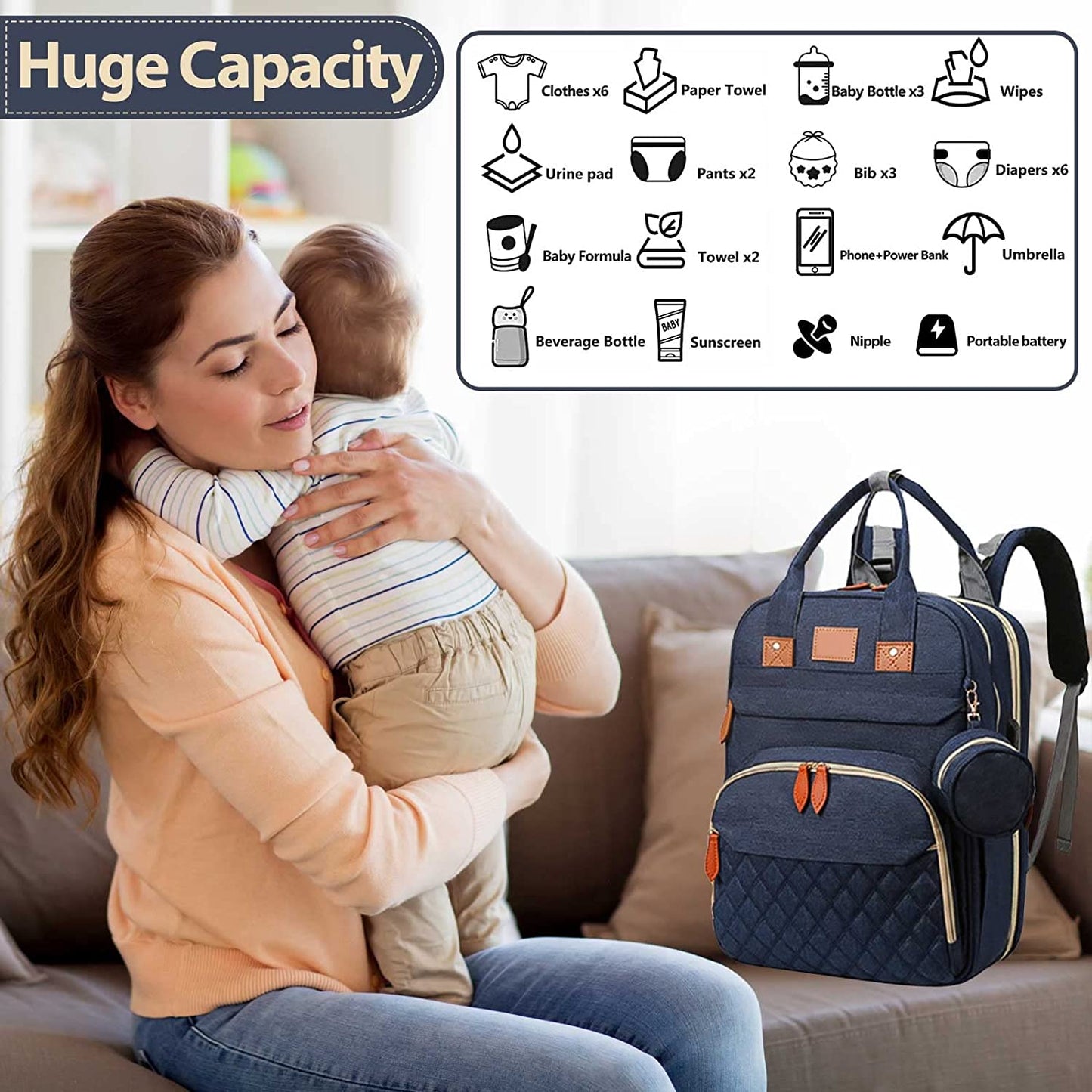 Diaper Changing Backpack